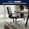 Flash Furniture Contemporary Chair Black Mid-Back Exec Chair, Fixed Arms, 18-1/4" to 22-1/4" Height GO-2286M-BK-GG - alternate 8